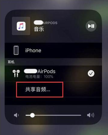 沔城回族镇苹果14音频维修点分享iPhone14音频共享设置方法 